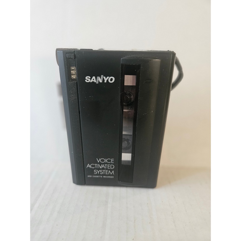 Sanyo Mini Cassette Recorder‎ Voice Activated Portable Dictaphone parts only
